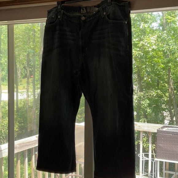 626 Blue Vintage Supply Co Mens 48x28 Relaxed Baggy Blue Denim Jeans - Picture 6 of 16